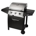 SOMAGIC Barbecue a gaz Brooklyn 350 - Noir et gris argenté