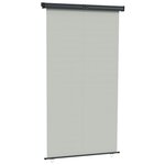 vidaXL Auvent latéral de balcon 165x250 cm Gris