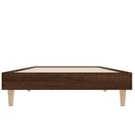 vidaXL Cadre de lit chêne marron 75x190 cm bois d'ingénierie