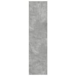 vidaXL Garde-robe Gris béton 100x50x200 cm Aggloméré