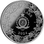 Pièce de monnaie en Argent 2 Dollars g 31.1 (1 oz) Millésime 2024 Four Seasons SUMMER