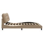 vidaXL Cadre de lit sans matelas cappuccino 180x200 cm similicuir