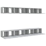 vidaXL Meubles TV 8 Pièces Sonoma gris 60x30x30 cm Bois d'ingénierie