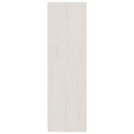 vidaXL Bibliothèque Blanc 70x33x110 cm Bois de pin massif