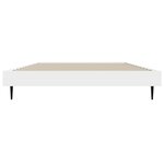 vidaXL Cadre de lit blanc 90x190 cm bois d'ingénierie