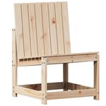 vidaXL Salon de jardin 3 Pièces bois massif de pin