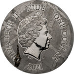 Pièce de monnaie en Meteorite 1 Dollar g 31.1 (1 oz) Millésime 2021 SEYMCHAN
