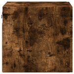 vidaXL Armoire murale chêne fumé 40x42 5x40 cm bois d'ingénierie