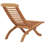 vidaXL Chaise de jardin pliable 50x90x69 cm Bois de teck massif