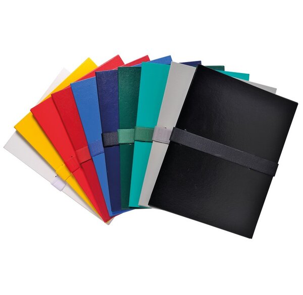 Chem dos ext. Velcro-sans rabat marine EXACOMPTA