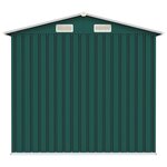 vidaXL Abri de jardin Vert 205x129x183 cm Acier galvanisé