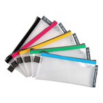 Pochette À Fermeture Éclair En Plastique Souple - Couleurs Assorties - X 10 - Exacompta