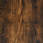 vidaXL Banc à chaussures chêne fumé 82x32x47 cm Bois d'ingénierie