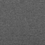 vidaXL Têtes de lit 4 Pièces Gris foncé 72x5x78/88 cm Tissu