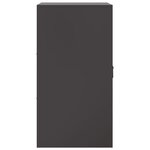 vidaXL Buffet noir 34 5x39x73 cm acier