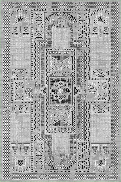 Tapis de salon EDFOU 200 x 300 cm - Gris