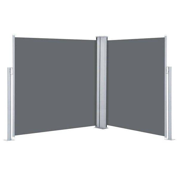 vidaXL Auvent latéral rétractable Anthracite 140 x 600 cm