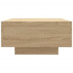 vidaXL Table basse chêne sonoma 90x60x31 cm bois d'ingénierie