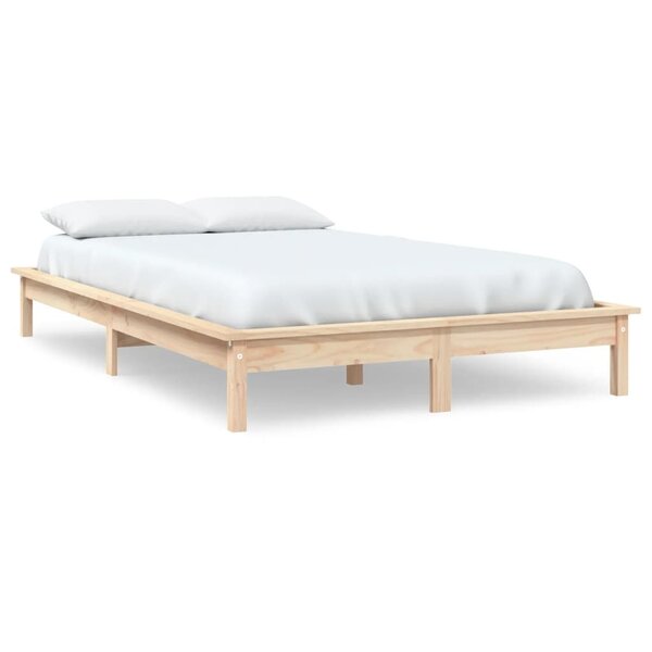 vidaXL Cadre de lit 120x200 cm Bois de pin massif
