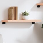 vidaXL Étagère murale 60x20x4 cm bois de chêne massif non traité