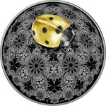Pièce de monnaie en Argent 25 Dollars g 62.2 (2 oz) Millésime 2024 Entoma LADYBIRD