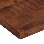 vidaXL Dessus de table 100x50x2 5cm rectangulaire bois massif récupéré