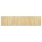 vidaXL Tapis rectangulaire naturel clair 70x300 cm bambou