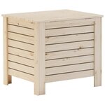 vidaXL Boîte de rangement avec couvercle RANA bois massif de pin