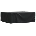 vidaXL Housse de salon de jardin noir 250x210x90 cm imperméable 420D