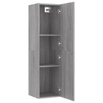 vidaXL Meubles TV muraux 2 Pièces Sonoma gris 30 5x30x110 cm