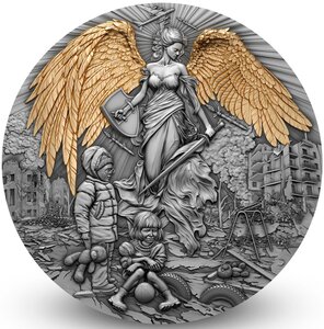 GUARDIAN ANGEL 2 Oz Silver Coin 2000 Francs Cameroon 2023