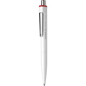 Stylo à bille K3 Biosafe blanc Pointe Moyenne rouge x 10 SCHNEIDER