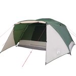 vidaXL Tente familiale avec porche 6 personnes vert imperméable