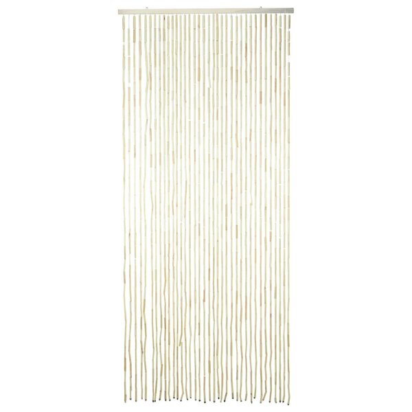 H&S Collection Rideau de porte 90x200 cm sorgho naturel