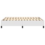 vidaXL Cadre de lit Blanc 140x200 cm Similicuir