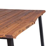 vidaXL Table à manger 170x90x75 cm Bois d'acacia massif
