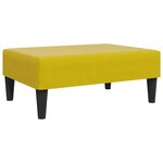 vidaXL Ensemble de canapés 2 Pièces avec coussins jaune velours