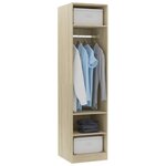 vidaXL Garde-robe Chêne sonoma 50x50x200 cm Bois d'ingénierie