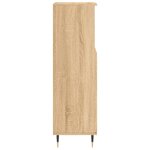 vidaXL Armoire salle de bain chêne sonoma 30x30x100 cm