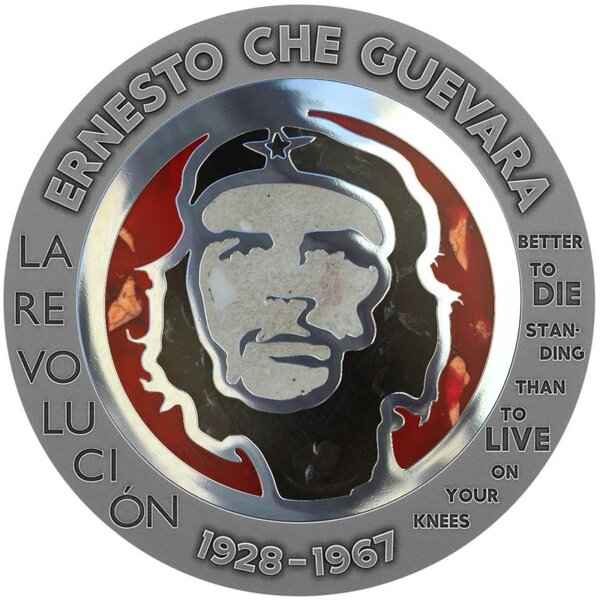 Pièce de monnaie en Argent 100 Francs g 31.1 (1 oz) Millésime 2023 ERNESTO CHE GUEVARA