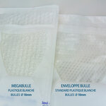 Lot de 30 enveloppes megabulle plastiques l format 460x440 mm