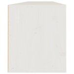 vidaXL Armoires murales 2 Pièces Blanc 80x30x35 cm Bois de pin massif