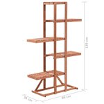 vidaXL Support pour plantes Bois cèdre 86 x 36 x 139 cm