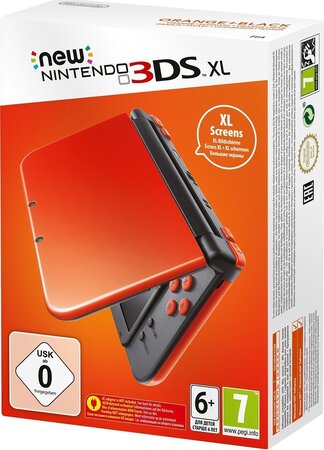 Nintendo nintendo new 3ds xl (orange) - console de jeux-vidéo portable tactile 3d à deux écrans larges