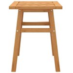 vidaXL Table d'appoint 45x45x60 cm bois massif d'acacia