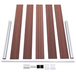 vidaXL Clôture de jardin WPC 180x105 cm Marron