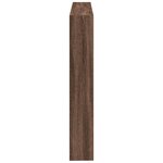 vidaXL Armoire tête de lit avec LED chêne marron 140x17x102 cm