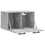 vidaXL Armoire murale Gris béton 60x36 5x35 cm Bois d'ingénierie