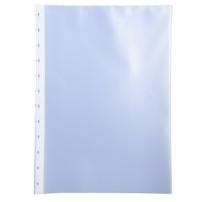 Paquet De 10 Pochettes Polypropylène Grainé Pour Protège-documents À Anneaux. - Translucide - X 10 - Exacompta