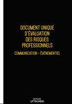 Document unique d'évaluation des risques professionnels métier (Pré-rempli) : Communication - événementiel - Version 2025 UTTSCHEID